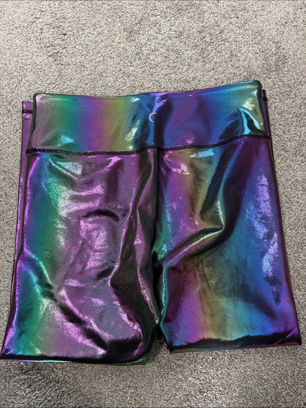 Zyia Metallic Cropped Leggings - Picture 4 of 4